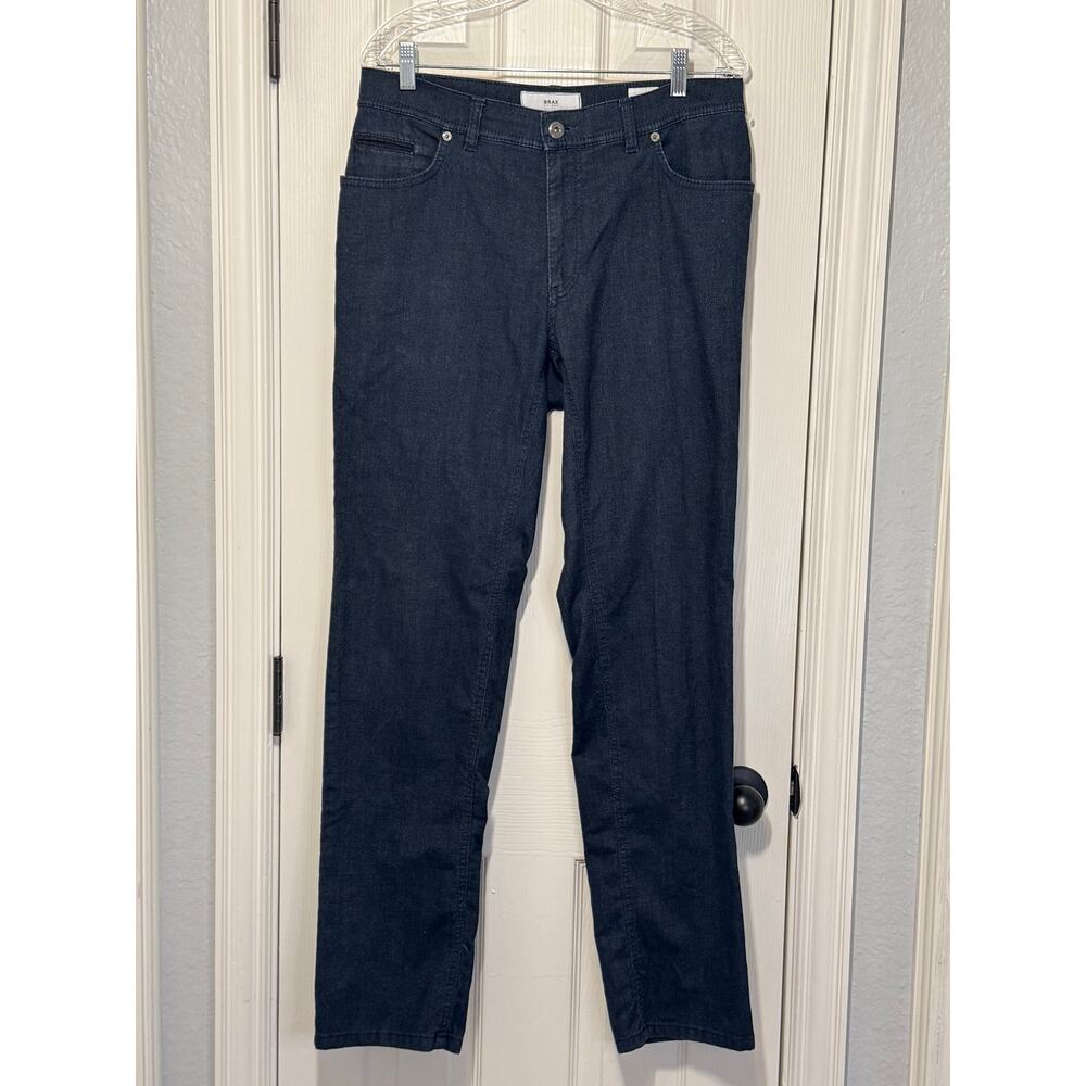 Brax Cooper Fancy Fit Jeans Size 12/32 Minimalist Classic Denim